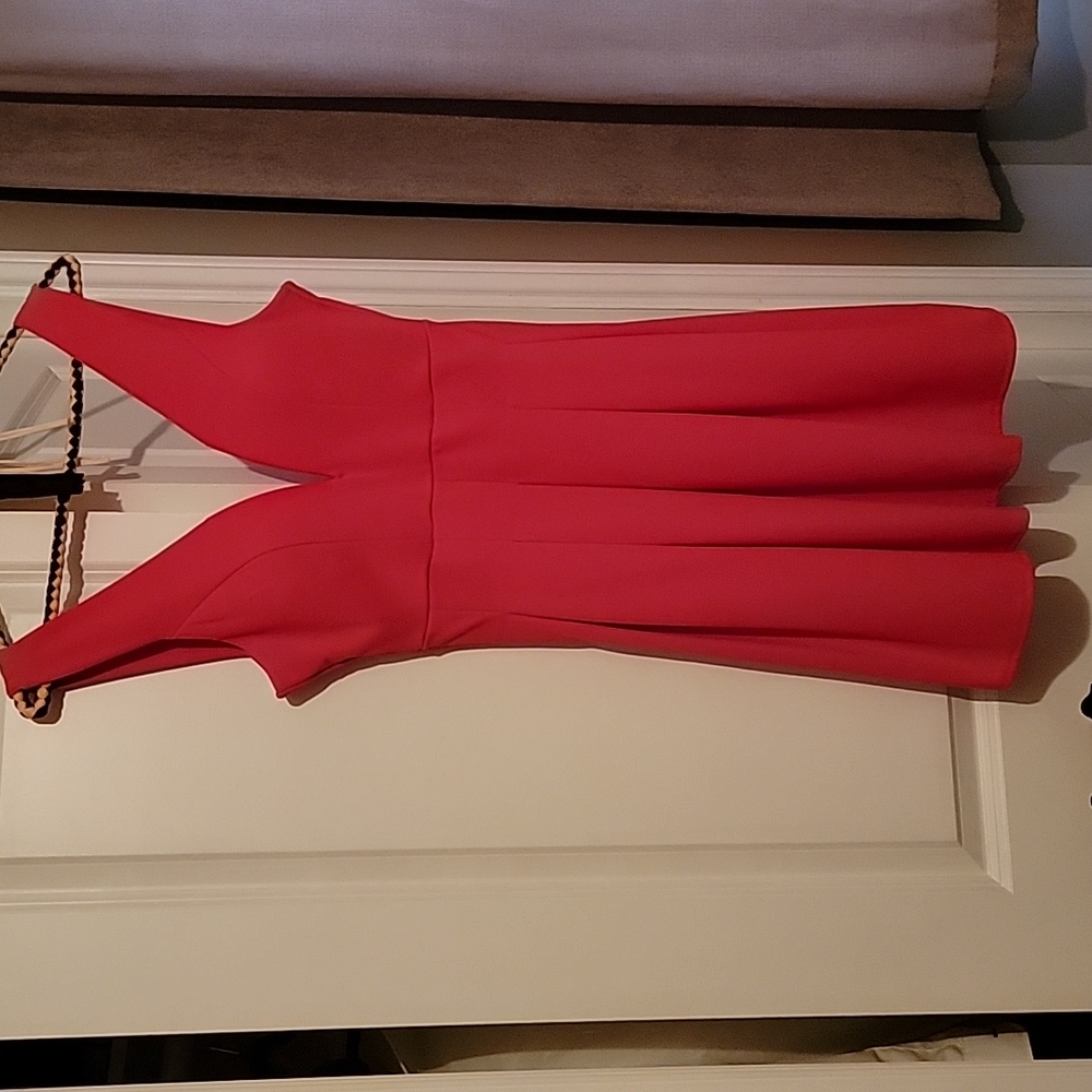 Simons coral dress